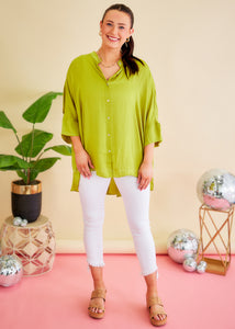Kenzie Top - Apple Green