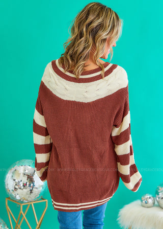 London Landscape Sweater - Brown REG ONLY - DOORBUSTER