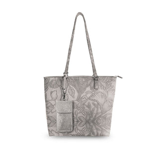 Floral Tote W/Crossbody - PREORDER