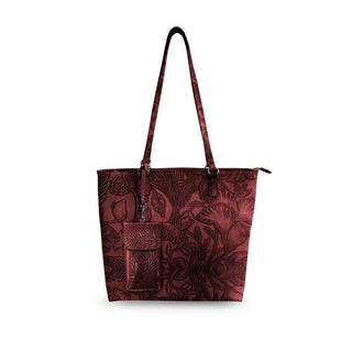 Floral Tote W/Crossbody - PREORDER