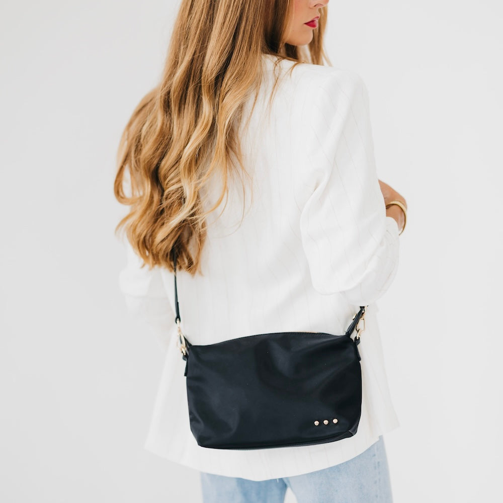 Taylor Nylon Slouchy Crossbody Bag-Crossbody Bag-Pretty Simple