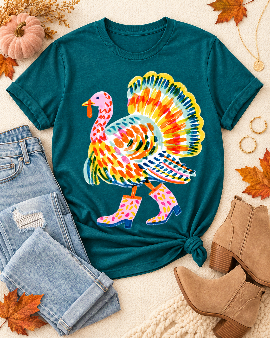 Hot to Turkey Trot Vivid Tee