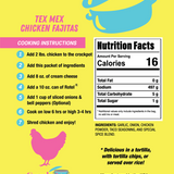 PREORDER -  Crockstar - Tex-Mex Chicken Fajitas