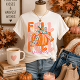 Tied Up in Fall Tee