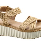 Tan Total Catch Sandals by Corkys