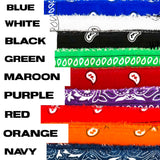 Rally Flutter School Spirit Bandana Earrings