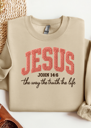 Crochet Jesus Sweatshirt