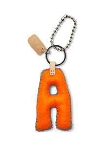 Felt Alphabet Charm by Consuela - Orange