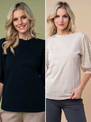 Casual Moments Top - 2 Colors - FINAL SALE