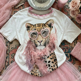 Glam Leopard Boujee Tee - PREORDER