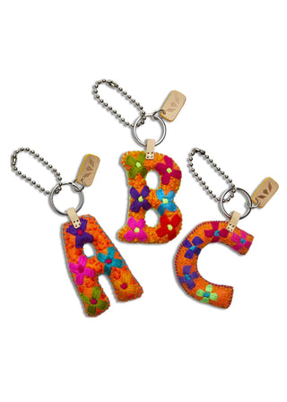 Felt Alphabet Charm by Consuela - Orange