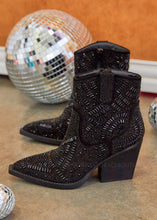 Load image into Gallery viewer, Maze Rhinestone Booties by Very G
