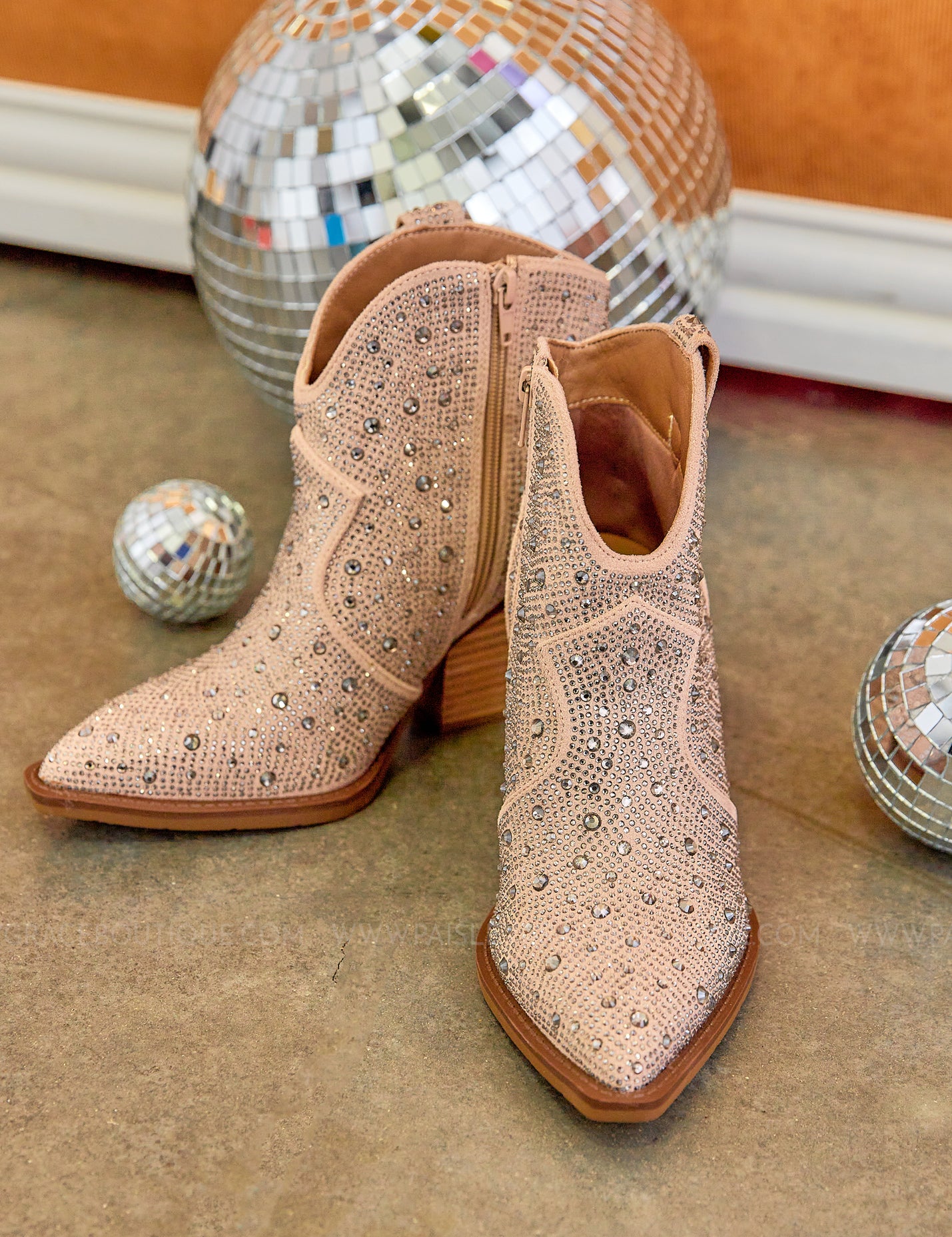 Austin Rhinestone Booties by Very G* LAST ONES FINAL SALE * - ALL STAR SALE
