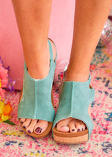 Load image into Gallery viewer, Isabella Wedges by Very G - Turquoise
