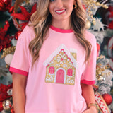 PREORDER- Foil Gingerbread House Tee