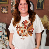 Painted Turkey Boujee Tee - 3 Styles