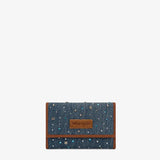 Wrangler Rhinestone Trifold Wallet - Denim Jean