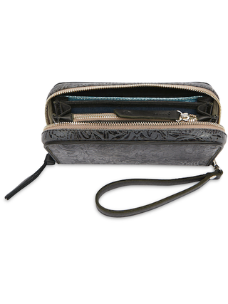 Wristlet Wallet, Steely by Consuela