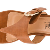 What's The Gossip Sandals - Cognac - PREORDER