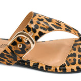What's The Gossip Sandals - Leopard - PREORDER