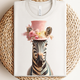 Top Hat Zebra - Boujee Tee