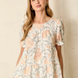 Printed Round Neck Top - FINAL SALE