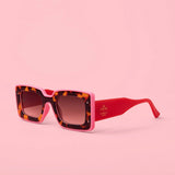 Deco Sunglasses  Pink + Red