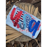 USA America Appliqued Tee