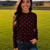 Game Day PolkaDot Mesh Top - 9 colors