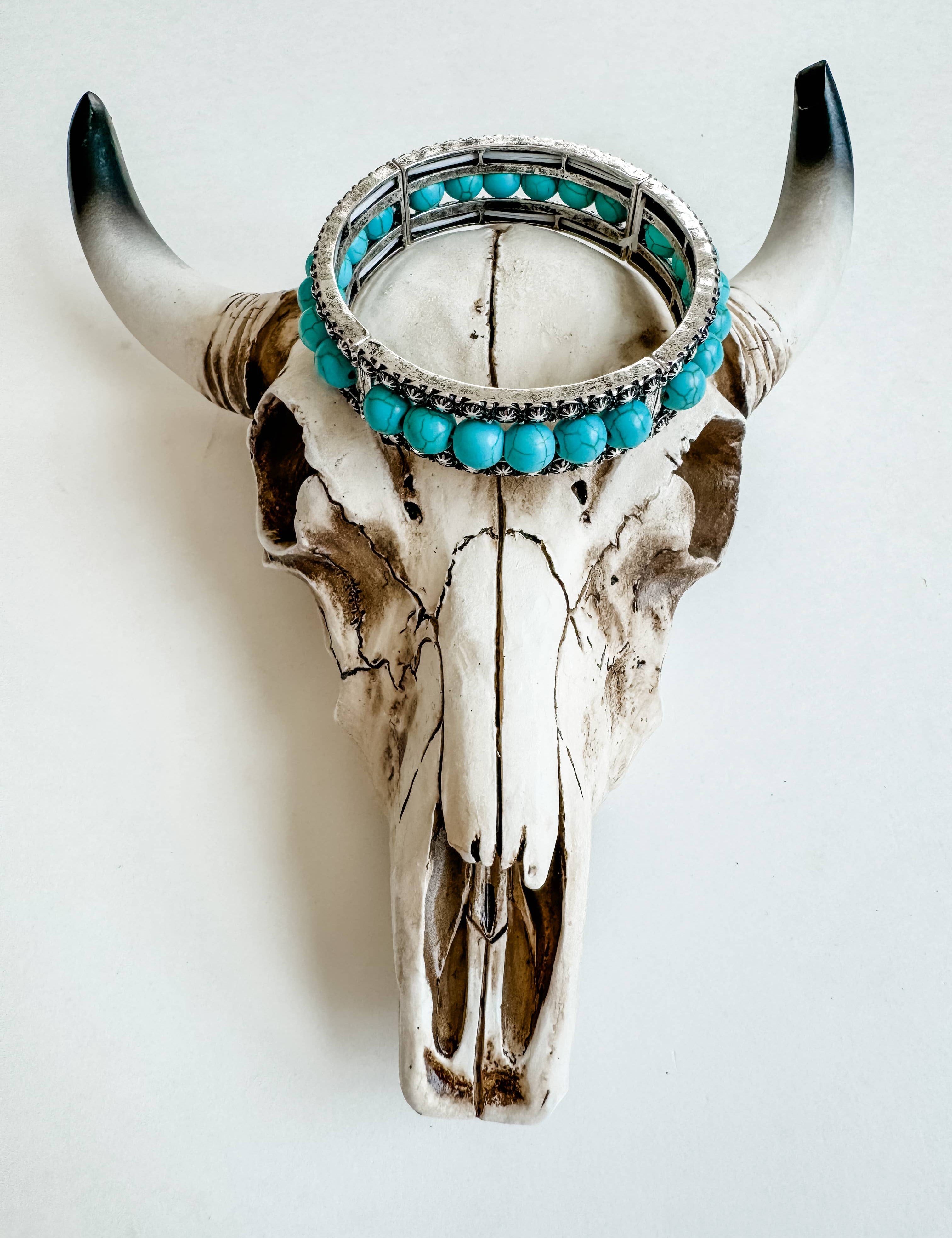 Isabel Navajo Pearl Concho Stretch Bracelet - 2 Styles