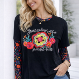 Grateful Heart Graphic Tee - Crew or Neck