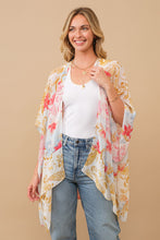 Load image into Gallery viewer, CozyCo Floral Chiffon Kimono
