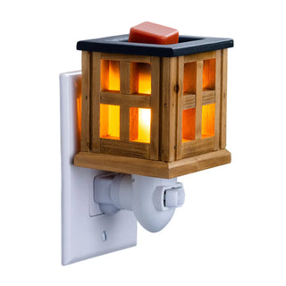 DB - Pluggable Fragrance Warmer-Premium Wood Lantern