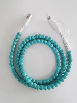 Charging Cable - Turquoise - DOORBUSTER