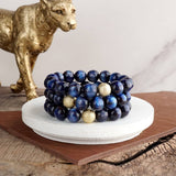 Jenna Chunky Beaded Stretch Bracelet Set – 3 Styles