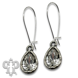 Austrian Small Crystal Teardrop Earring - 2 Styles