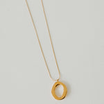 Camille Open Circle Statement Necklace - WATERPROOF-Necklace-Pretty Simple