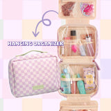 Hanging Organizer: Lavender Checkered