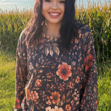 Amber Blossom Sweater Top