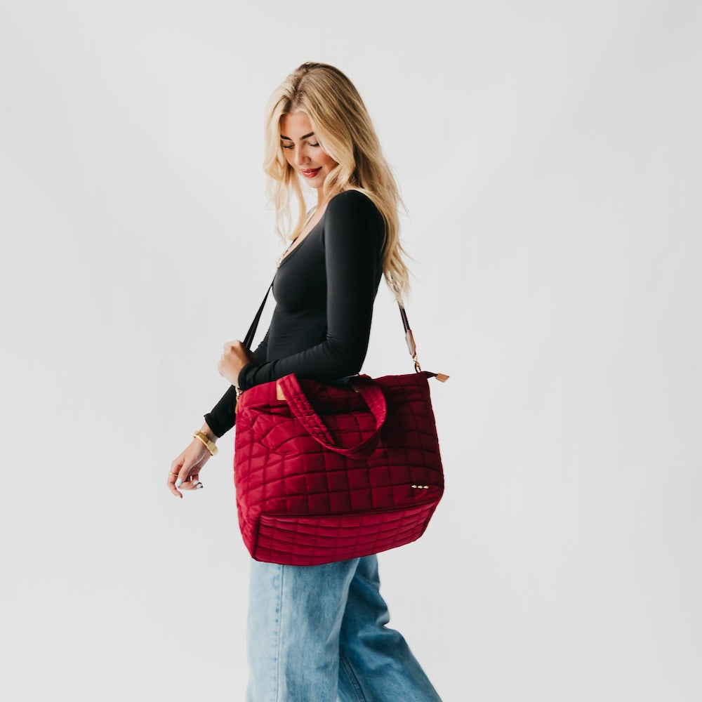 Day Dreamer Quilted Tote Bag Wholesale-Tote Bag-Pretty Simple