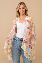 Load image into Gallery viewer, CozyCo Floral Chiffon Kimono - PREORDER
