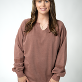 Falling For Fall Pullover - Brown