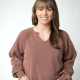 Falling For Fall Pullover - Brown