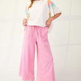 Teresa Wide Legged Terry Pants - FINAL SALE