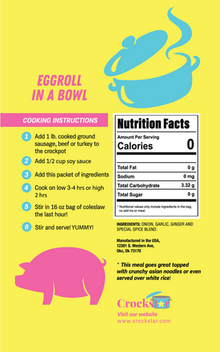 Crockstar - Eggroll In A Bowl