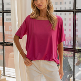 Everyday Chic Top - Fuchsia* FINAL SALE *
