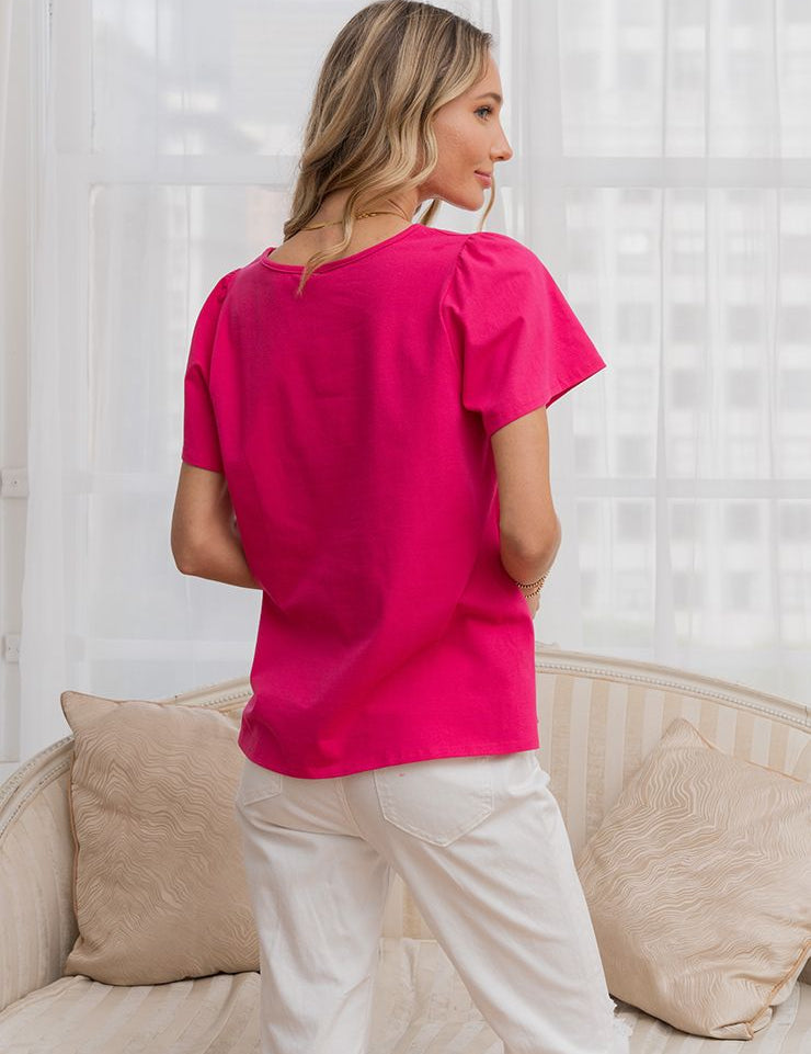 Pocketful Of Promise Top - 6 Colors* LAST ONES FINAL SALE *