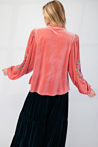 Ashley Embordered Top* FINAL SALE *