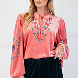 Ashley Embordered Top* FINAL SALE *