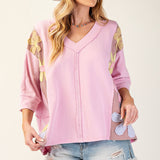 Cassidy Daisy Patch Pullover